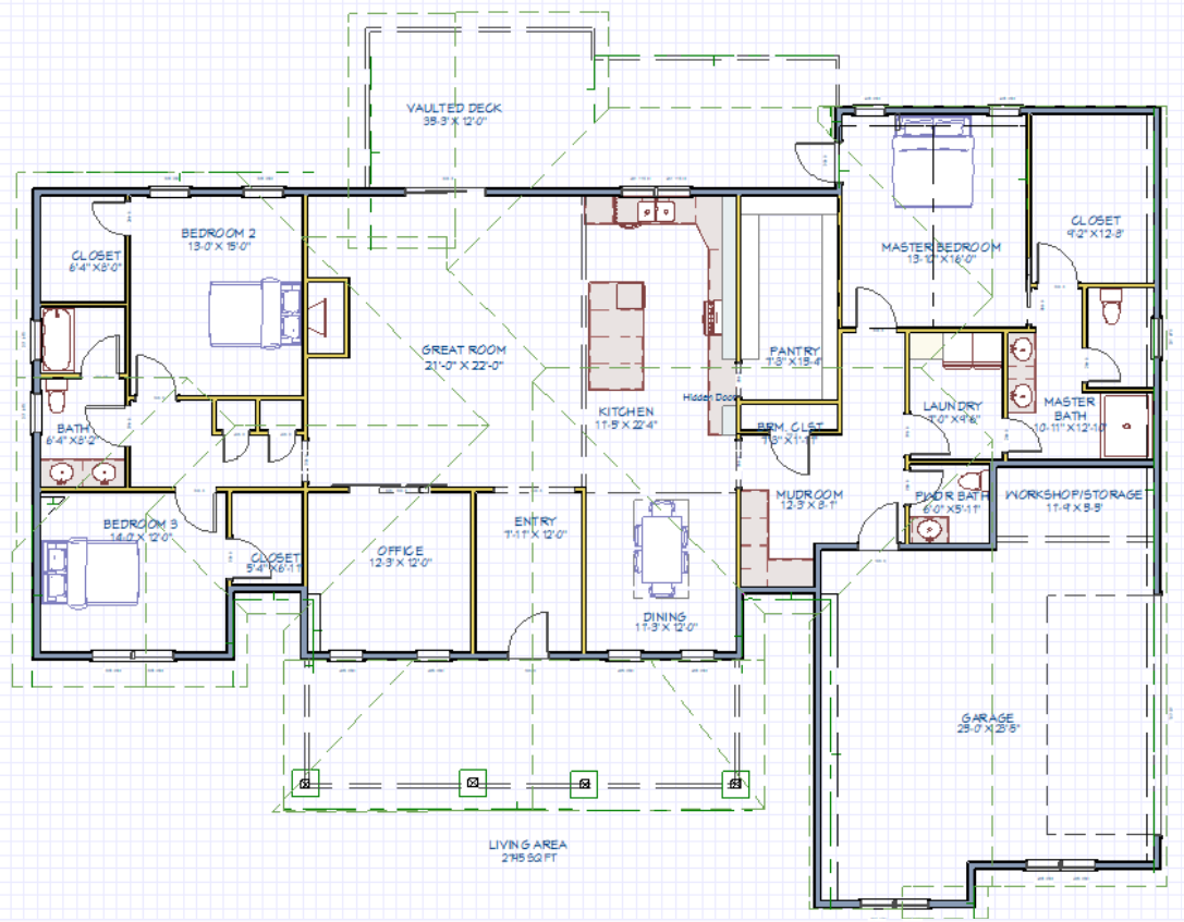Gable 3 Floor Plan